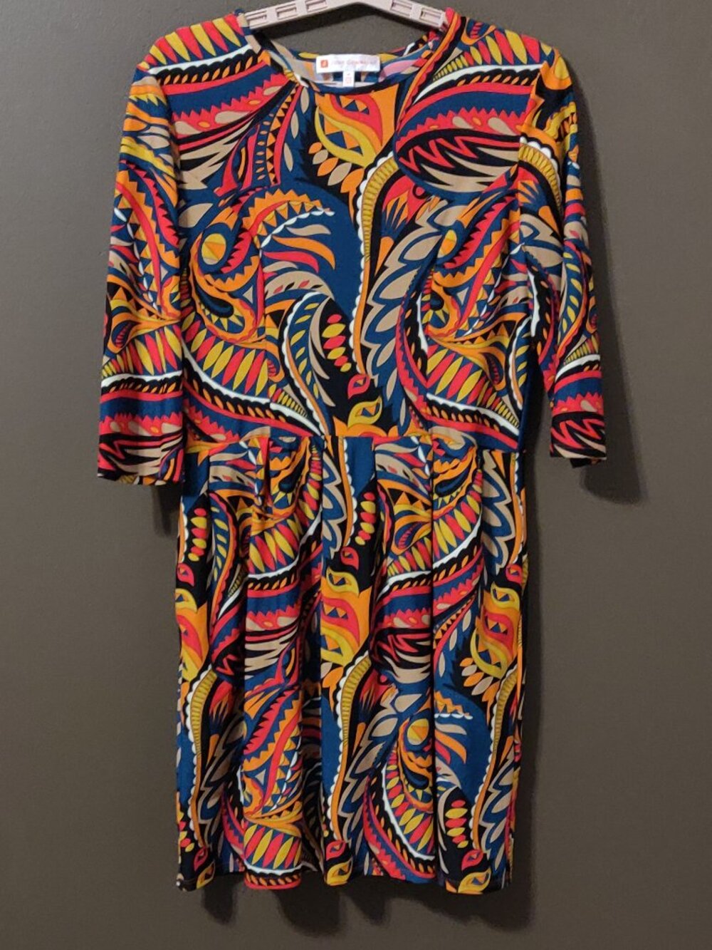 Jude Connally Brynn Jude Cloth Fit & Flare Dress MEDIUM